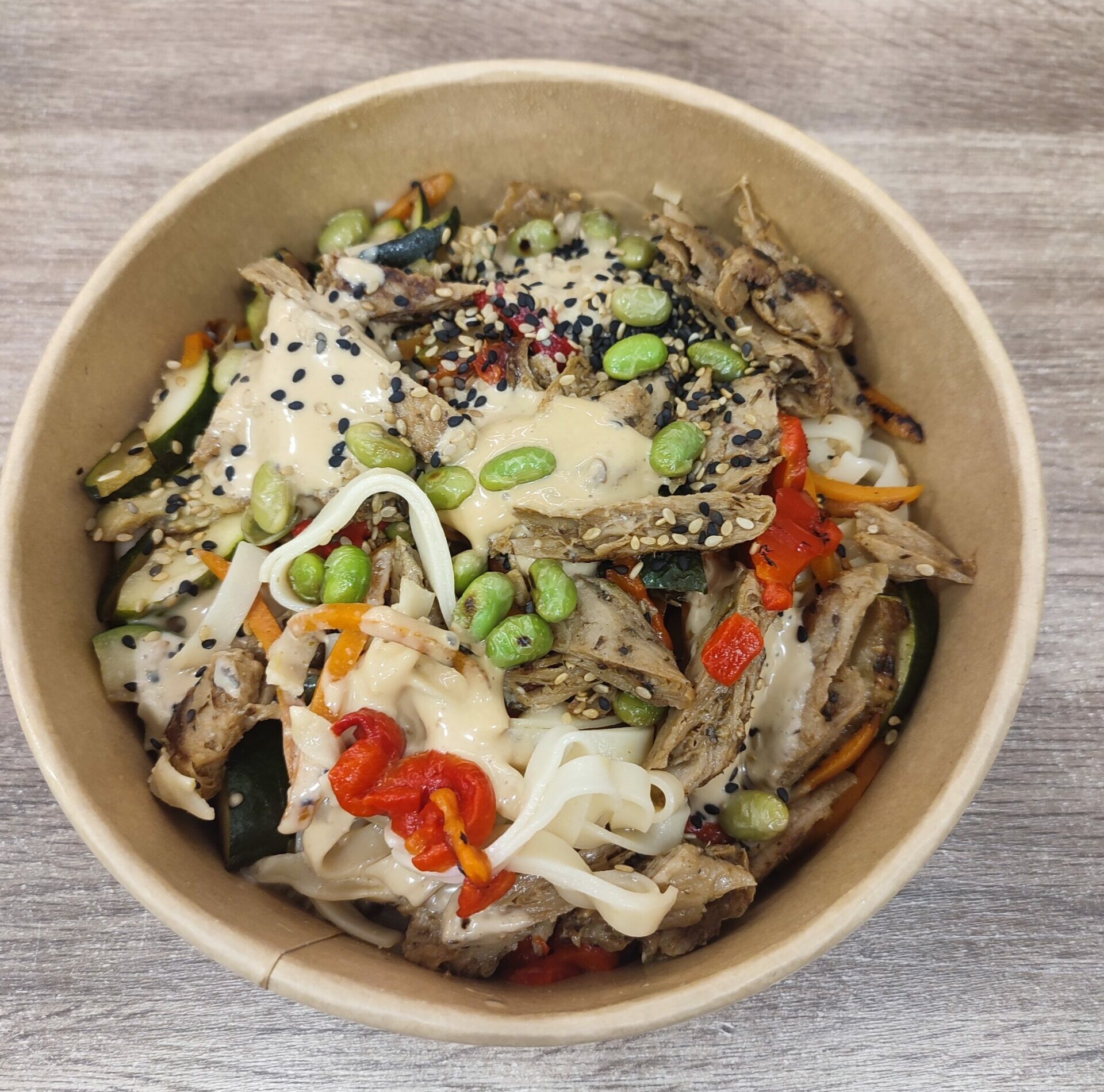 noodles de arroz_ Noodles de arroz Healthy Time - comida saludable para llevar